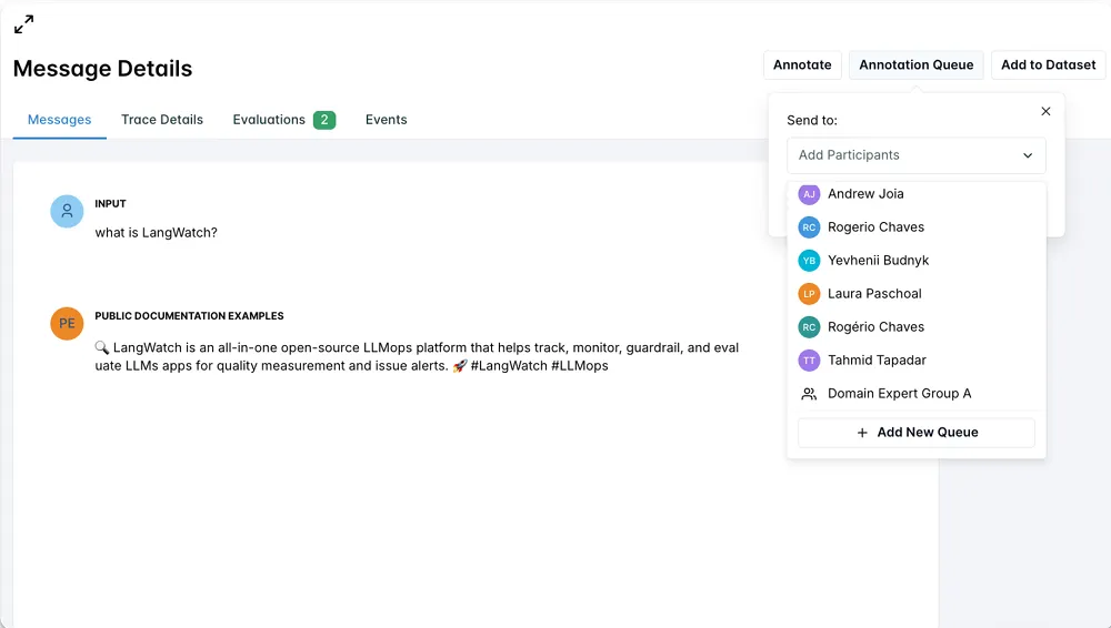 LangWatch Screenshot