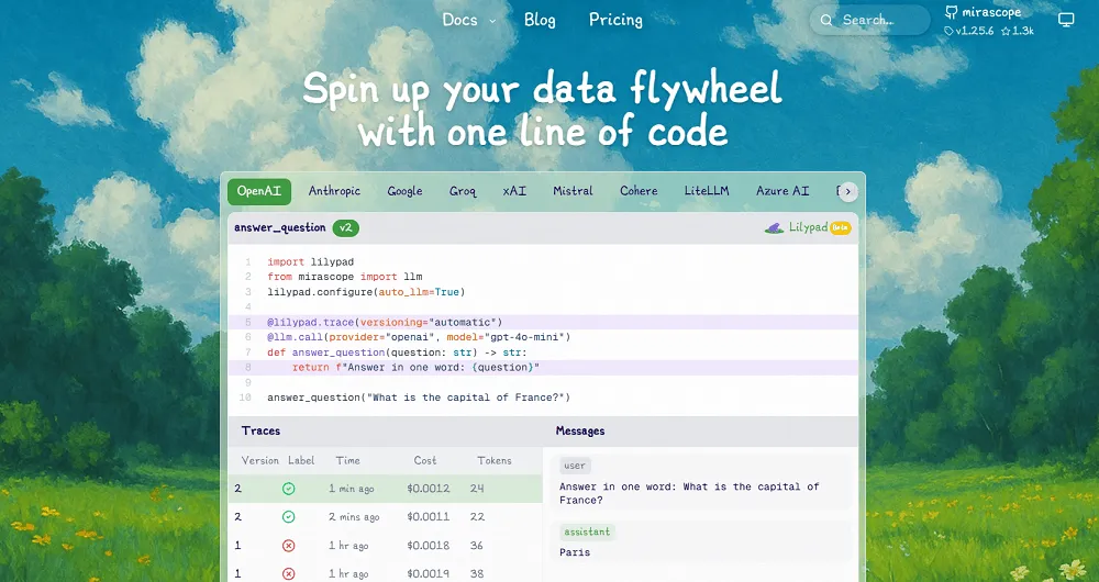 Lilypad Landing Page