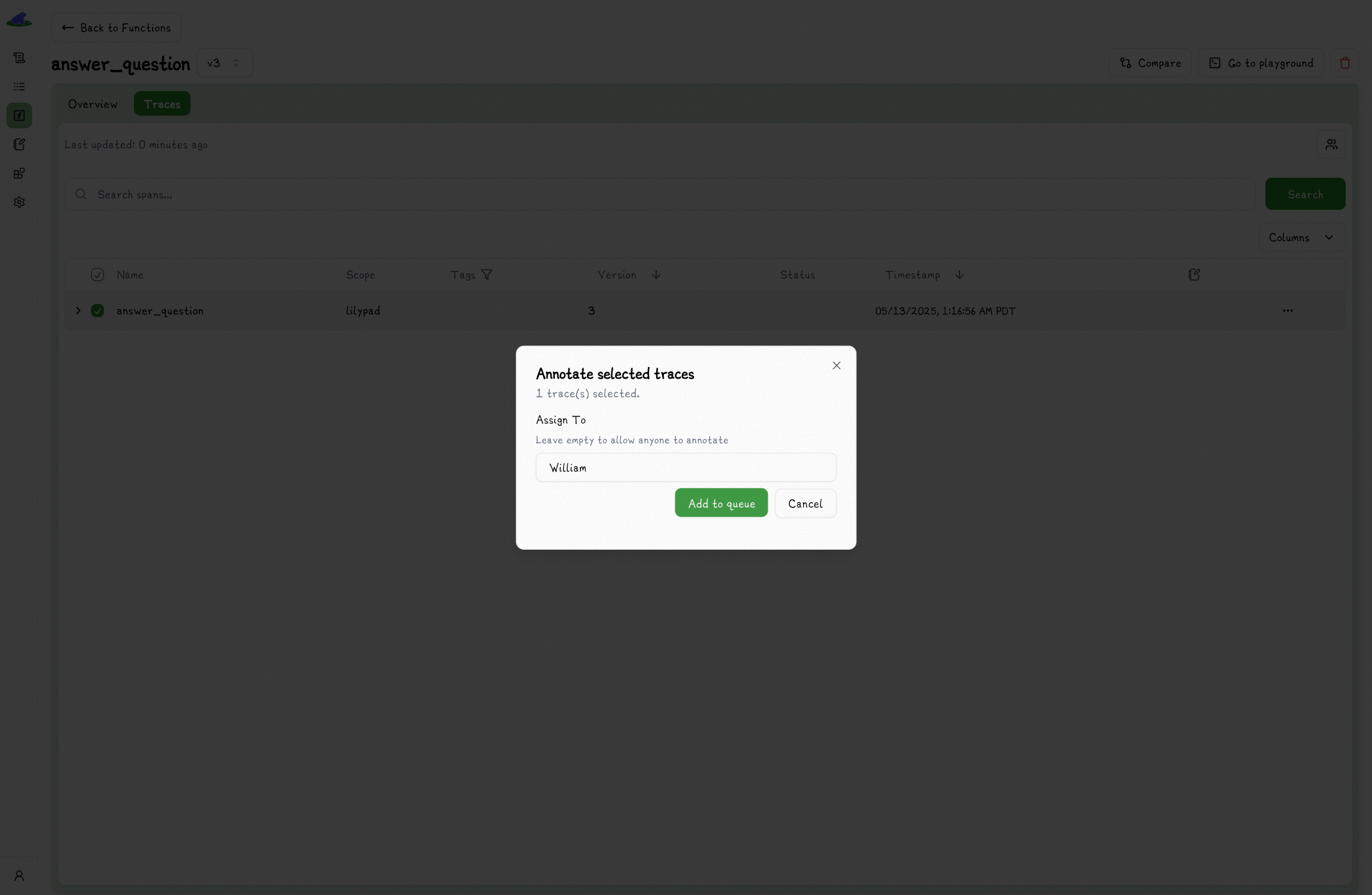 Assign Annotation
