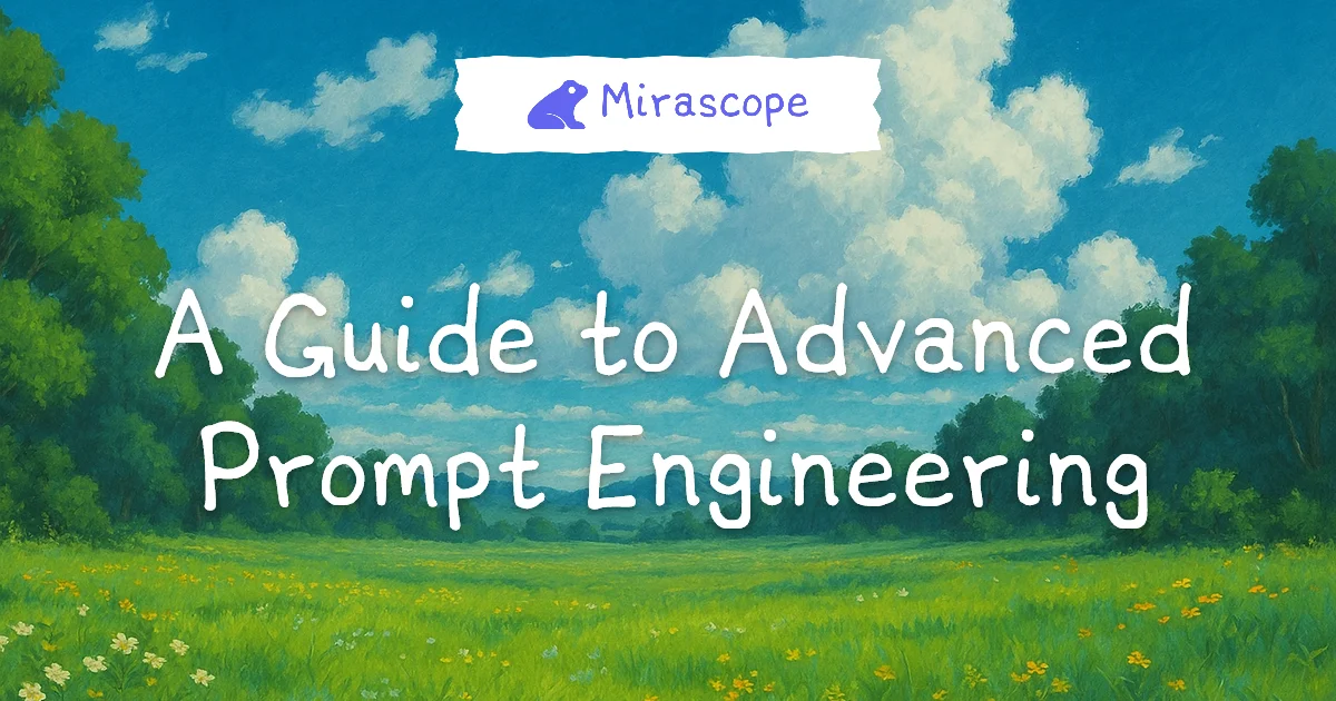 A Guide to Advanced Prompt Engineering | Mirascope